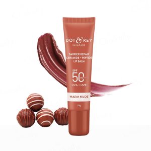 Dot & Key Barrier Repair Ceramide + Peptide Lip Balm SPF 50 PA+++ (Warm Nude)