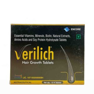 Verilich Hair Growth Tablet - Chocolate Flavour